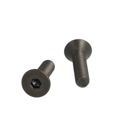 Undersnket Bolt M8x32mm - Stl - Sort Oxideret
