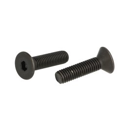 Undersnket Bolt M8x32mm - Stl - Sort Oxideret