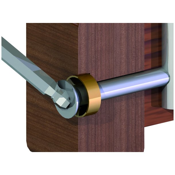 Unbrakongle med Kugle 4mm - 110x28mm