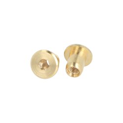 Messing Mbelhoved 15x12x9mm - M6 - Messing