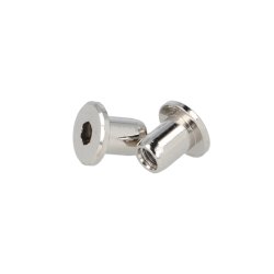 Messing Mbelhoved 15x12x9mm - M6 - Forniklet