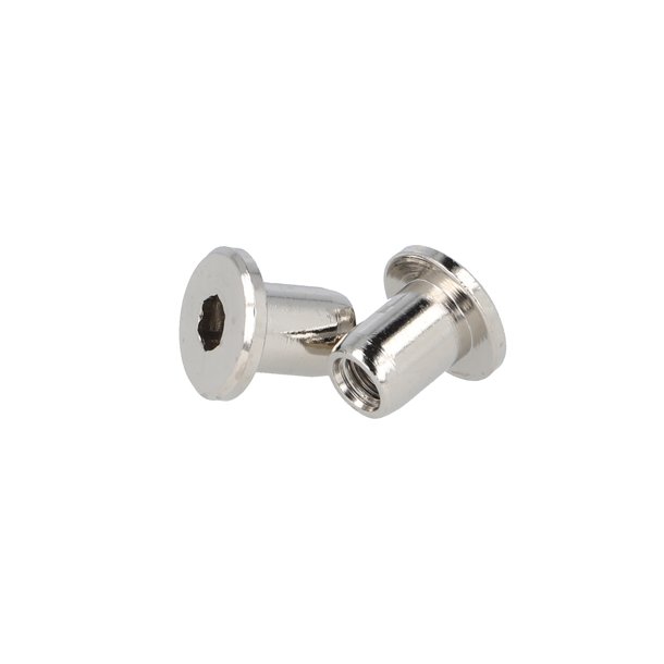 Messing Mbelhoved 15x12x9mm - M6 - Forniklet