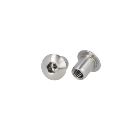 Rustfri St�l M�belhoved �13x11x8mm - M6