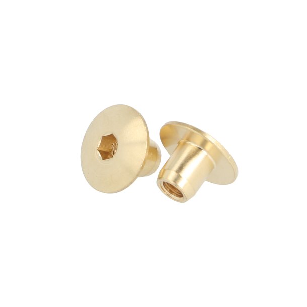 Messing Mbelhoved 19x10x9mm - M6 - Messing