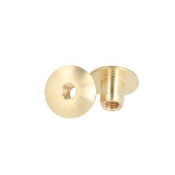 Messing Mbelhoved 19x10x9mm - M6 - Messing