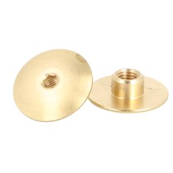 Messing Mbelhoved 30x7x12mm - M8 - Messing