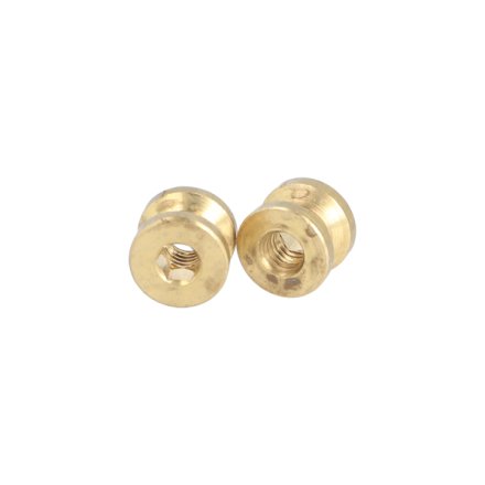 Messing M�belhoved �13x10mm - M6 - Messing
