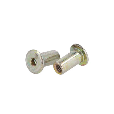 St�l M�belhoved �15x9x18mm - M6 - Gulforzinket