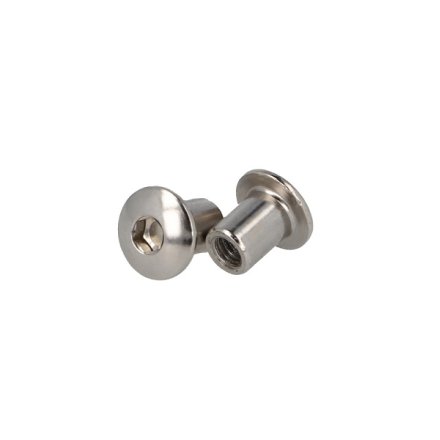 St�l M�belhoved �15x9x12mm - M6 - Forniklet