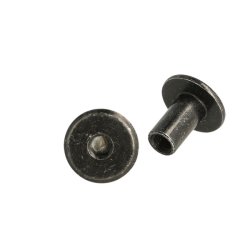 Stl Mbelhoved 19,5x9x16mm - M6 - Sort