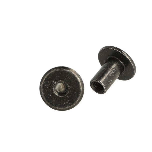 Stl Mbelhoved 19,5x9x16mm - M6 - Sort