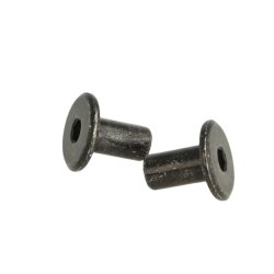 Stl Mbelhoved 19,5x9x16mm - M6 - Sort