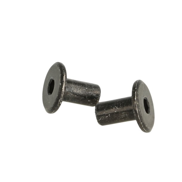 Stl Mbelhoved 19,5x9x16mm - M6 - Sort