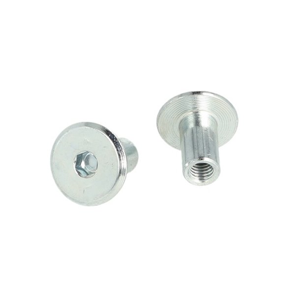 Stl Mbelhoved 19,5x9x16mm - M6 - Forniklet