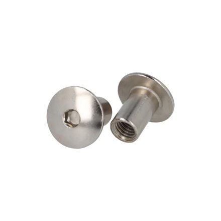St�l M�belhoved �20x10x16mm - M8 - Forniklet