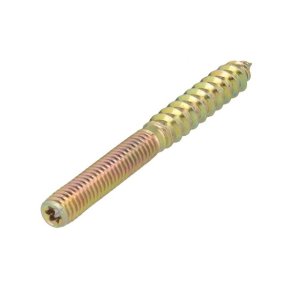 Ansatsskrue M6x60mm - Gulforzinket