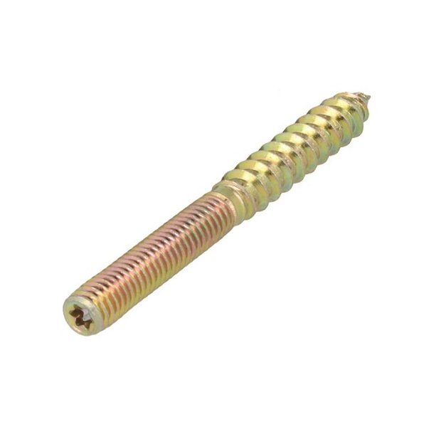 Ansatsskrue M6x60mm - Gulforzinket