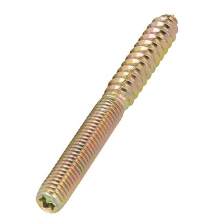 Ansatsskrue M6x50mm - Gulforzinket