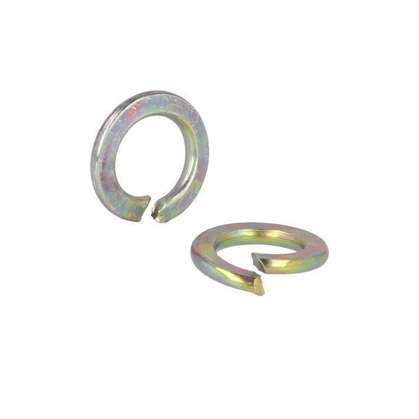 Fjederskive 17,5x10,50x2,2mm - Gulforzinket - DIN 127