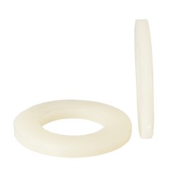 Nylon Bsning 30x17x3mm - Hvid