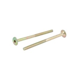 Samleskrue M6x95mm - Gulforzinket