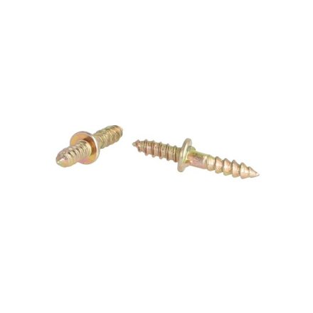 Lamelskrue �3,5x10x14mm - Gulforzinket St�l