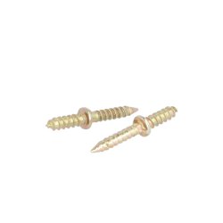 Lamelskrue 4,0x13x18mm - Gulforzinket Stl