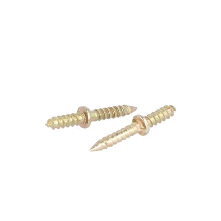 Lamelskrue �4,0x13x18mm - Gulforzinket St�l