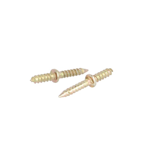 Lamelskrue 4,0x13x18mm - Gulforzinket Stl