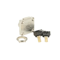 Skuffels "Snake" 19x22mm - Forniklet - Samme Ngle