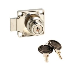 Skabsl�s "Ares" �19x22mm - H�jre - Samme N�gle (D20)