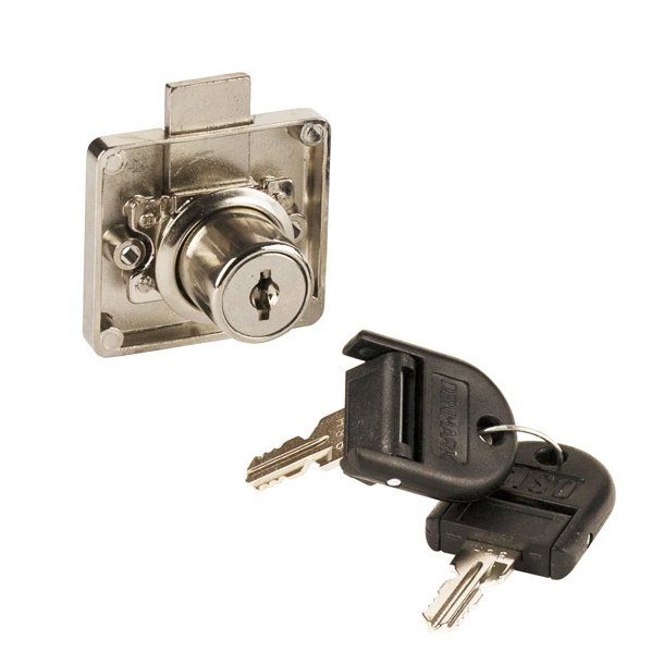 Skabsls "Hermes" 19x22mm - Forniklet