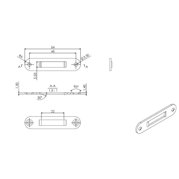 Slutblik til Jalousiskabsls - Oval