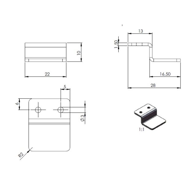 Slutblik til Skabs og Jalousiskabsls - Z-Formet