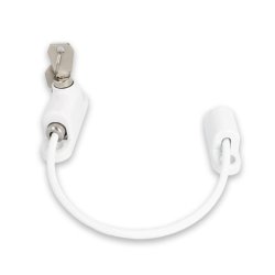 Vinduessikring V8+ med Kabel og N�gle - Hvid