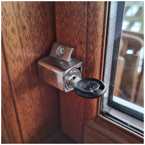 Vinduesls "Safe" Forkromet - Samme Ngle (D20)