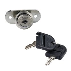 Tryk Skabsls "Nestor" 19x23mm - Forniklet