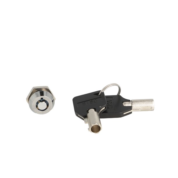 Tryk Skabsls "Carnos" 12x10mm - Forkromet