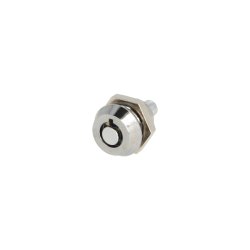 Tryk Skabsls "Carnos" 12x10mm - Forkromet