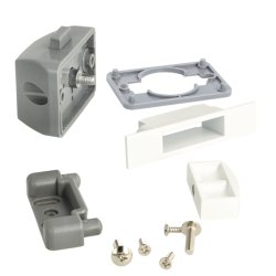 Campingvogn Trykls "Balder" - 12-16mm Front - Hvid