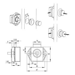 Campingvogn Trykls "Loki" - 16mm Front - Slv