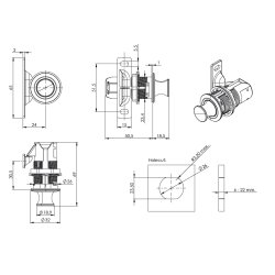Campingvogn Smkls "Eir" - 6-22mm Front - Forkromet