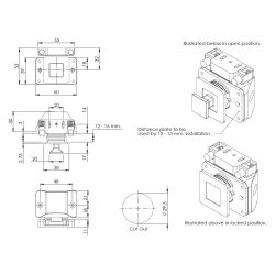 Campingvogn Trykls "Tyr" - 12-16mm Front - Sort
