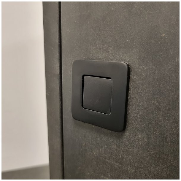 Campingvogn Trykls "Tyr" - 12-16mm Front - Sort