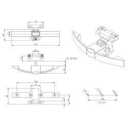 Campingvogn Smkls "Sif" - 14-16mm Front - Forkromet