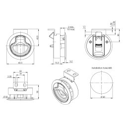 Campingvogn Trkgreb "Aegir" - 2-10mm Front - Sort