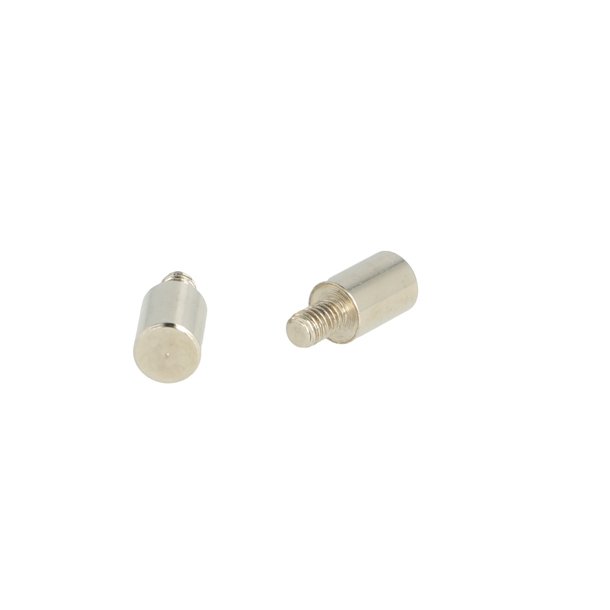 Forl�ngerdel 10mm, til "Nestor" Skabsl�s - Forniklet