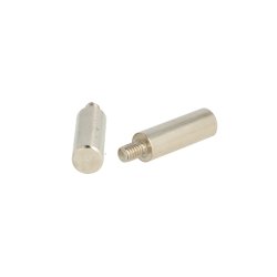 Forl�ngerdel 20mm, til "Nestor" Skabsl�s - Forniklet