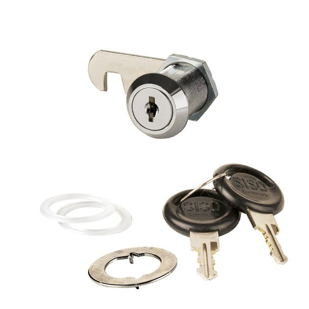 Skabsls "Zeus" 19x25mm - Forkromet - Samme Ngle