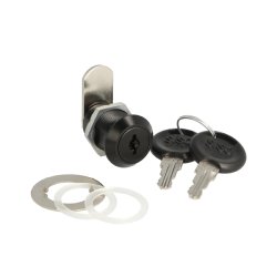 Skabsls "Zeus" 19x25mm - Sort - Samme Ngle